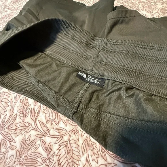 The North Face olive green Aphrodite shorts - Picture 2 of 6
